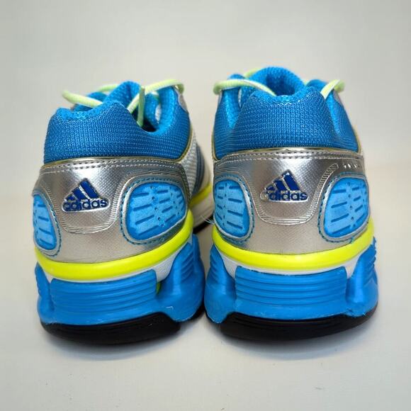 Adidas Womens Galaxy Elite Running Shoes Metallic Blue and Silver Size 8 - Picture 4 of 10